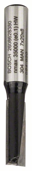 Drážkovací frézy 8 mm, D1 7 mm, L 20 mm, G 51 mm