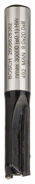 Drážkovací frézy 8 mm, D1 9 mm, L 20 mm, G 51 mm