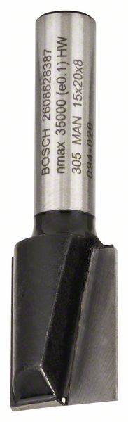 Drážkovací frézy 8 mm, D1 15 mm, L 20 mm, G 51 mm
