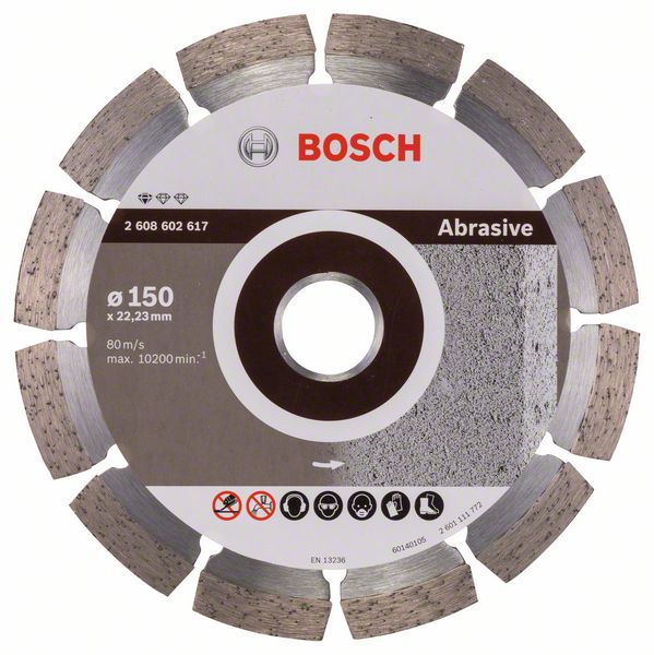 Diamantový rezací kotouc Standard for Abrasive 150 x 22,23 x 2 x 10 mm