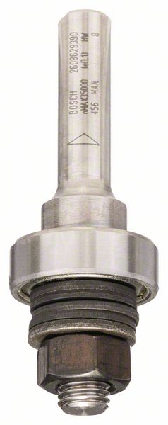 Stopka pro drážkovací frézu s vodicím kulickovým ložiskem 8 mm, D 22 mm, G 60,3 mm