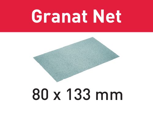 Sítové brusné prostredky STF 80x133 P100 GR NET/50 Granat Net
