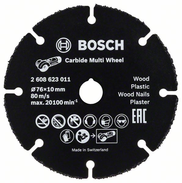 Rezací kotouc Carbide Multi Wheel 76 mm - 2 608 623 011