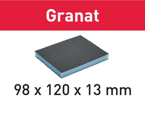 Brusná houba 98x120x13 120 GR/6 Granat